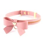 Повідець LOCKINK SEVANDA Love Heart Butterfly Leather Collar Set - Pink - Зображення 2
