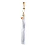 Металева анальна пробка Хвіст поні LOCKINK SEVANDA White Pony-Tail Anal Pear-shape Plug - Зображення 2