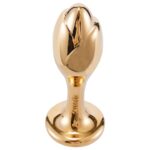 Металева анальна пробка Хвіст поні LOCKINK SEVANDA White Pony-Tail Anal Rose-shape Plug - Зображення 5