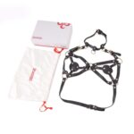Портупея на груди LOCKINK SEVANDA Queen Chest Harness with Removable Bra - Зображення 9
