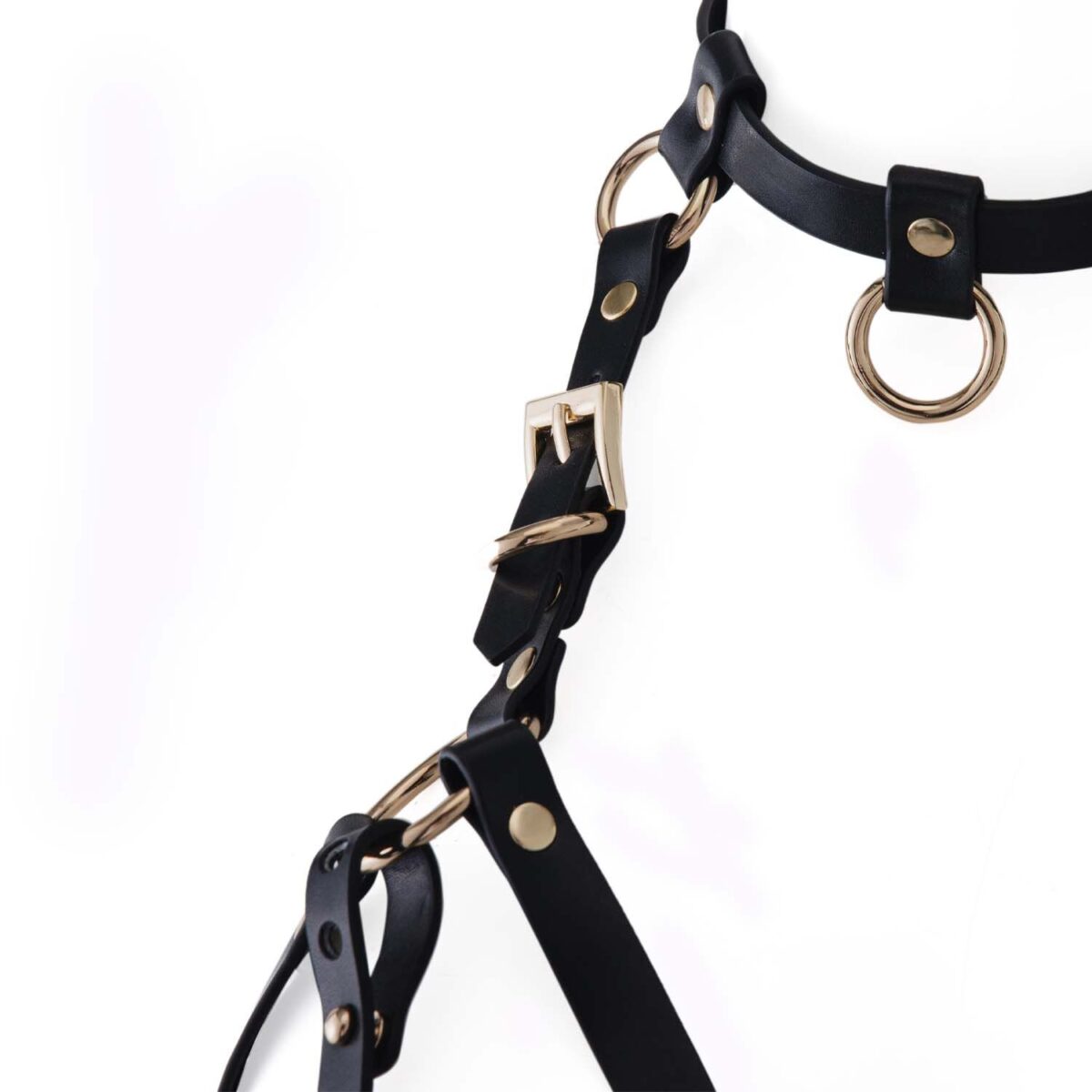 Портупея на груди LOCKINK SEVANDA Queen Chest Harness with Removable Bra - Зображення 6