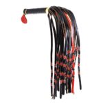 Флогер LOCKINK SEVANDA Red & Black Braided Tail Flogger