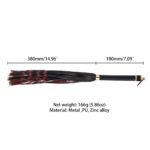 Флогер LOCKINK SEVANDA Red & Black Braided Tail Flogger - Зображення 6