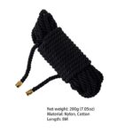 Мотузка для шибарі LOCKINK SEVANDA Shibari Pratice Rope Black, 8 метрів - Зображення 2