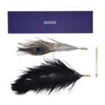 Лоскітка LOCKINK SEVANDA Natural Peacock Flirting Feather Tickler, перо павича - Зображення 7