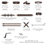 БДСМ-набір LOCKINK The Flowering Serpent - Bondage Set, 12 шт. - Зображення 15