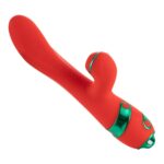 Вібратор-кролик з флогером LOCKINK SEVANDA Whip Vibrating Massage Wand - Red & Green - Зображення 5