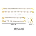 Перлинний нашийник з повідцем та наручниками LOCKINK Pearl Bondage & Restraint Set - Зображення 9