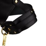 Маска-збруя для орального сексу з повідцем LOCKINK SEVANDA Blowjob Head Muzzle with Leash - Зображення 4