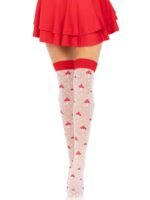 Панчохи Leg Avenue Polka Dot Mushroom Thigh Highs One Size - Зображення 5
