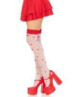 Панчохи Leg Avenue Polka Dot Mushroom Thigh Highs One Size - Зображення 4