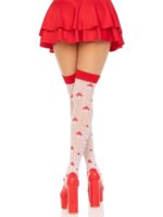 Панчохи Leg Avenue Polka Dot Mushroom Thigh Highs One Size - Зображення 2