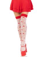 Панчохи Leg Avenue Polka Dot Mushroom Thigh Highs One Size - Зображення 3