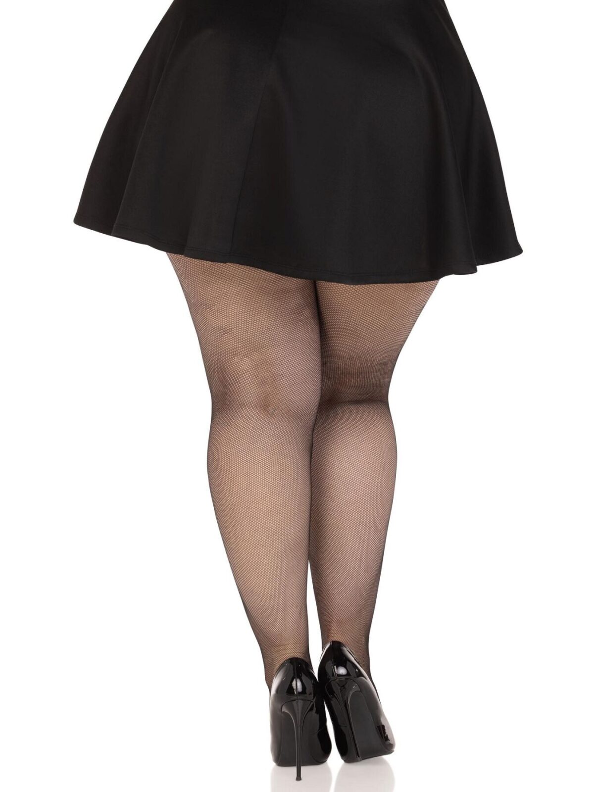 Панчохи Leg Avenue Spandex micro net tights Black 1X/2X - Зображення 4