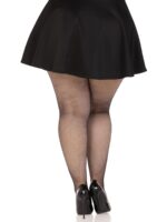 Панчохи Leg Avenue Spandex micro net tights Black 1X/2X - Зображення 4
