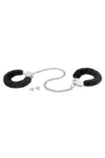 Поножі Fetish Tentation Adjustable metal and fur ankle cuffs - Зображення 3