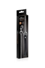 Повідець Fetish Tentation Premium Metal leash with cowhide leather wrist 72 см - Зображення 2
