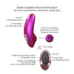 Вакуумний кліторальний стимулятор Love To Love DREAMER – IRIDESCENT BERRY, пестощі язичком, пульт - Зображення 2