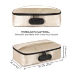 Кейс для іграшок Dorcel DISCREET BOX LUXURY GOLD, кодовий замок, 27×16×7,62 см - Зображення 6