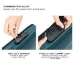 Кейс для іграшок Dorcel DISCREET BOX LUXURY GREEN, кодовий замок, 27×16×7,62 см - Зображення 5