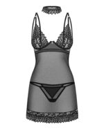 Сорочка Obsessive Donarella chemise & thong M/L - Зображення 3