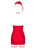 Сорочка Obsessive Kissmas chemise red S/M - Зображення 4