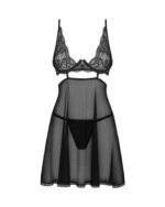 Бебі-дол Obsessive Nutris babydoll & thong XS/S - Зображення 3