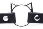 Чокер Master Series Kinky Kitty Ring Slim Choker - Black - Зображення 3