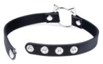 Чокер Master Series Kinky Kitty Ring Slim Choker - Black - Зображення 2