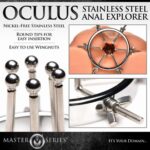 Анальний розширювач Master Series Oculus Stainless Steel Anal Explorer - Зображення 7
