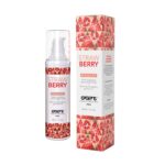 Масажна олія EXSENS Strawberry 50 мл розігрівальна, без цукру, без парабенів, їстівна - Зображення 2
