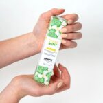 Масажна олія EXSENS Organic Spear Mint 50мл розігрівальна, без цукру, без парабенів, їстівна - Зображення 3