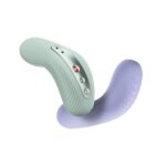 Накладний вібратор Fun Factory LAYA III sage green, ефект постукування пальцем - Зображення 6