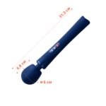 Вібромасажер Fun Factory VIM Vibrating Wand midnight blue, суперпотужний та легкий, до 6 годин роботи - Зображення 2