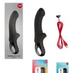 Вібратор для точки G Fun Factory TIGER black, ребристий, підходить для анальної стимуляції - Зображення 5