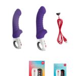 Вібратор для точки G Fun Factory TIGER violet, ребристий, підходить для анальної стимуляції - Зображення 6