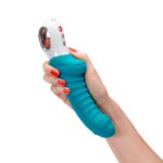 Вібратор для точки G Fun Factory TIGER petrol, ребристий, підходить для анальної стимуляції - Зображення 6