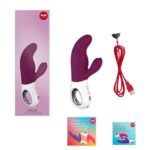 Вібратор-кролик Fun Factory MISS BI grape/white, 2 незалежні мотори, діаметр 4,2 см - Зображення 6