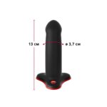 Фалоімітатор Fun Factory AMOR, чорний, довжина 14,6 см, діаметр 3,7 см, вигнутий - Зображення 2