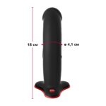 Фалоімітатор Fun Factory THE BOSS STUB, чорний, реалістична текстура, довжина 17,9 см, діаметр 4,1см - Зображення 2