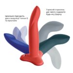 Фалоімітатор Fun Factory LIMBA FLEX L, колір морської хвилі, гнучкий, з ефектом пам’яті, підходить для точки G - Зображення 3