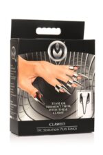 Набір кілець з кігтями Master Series Five-Piece Sensation Claw Rings - Silver (м'ята упаковка!!!) - Зображення 10