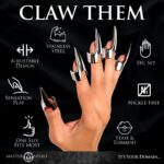 Набір кілець з кігтями Master Series Five-Piece Sensation Claw Rings - Silver (м'ята упаковка!!!) - Зображення 9