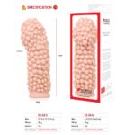 Насадка на член Kokos Extreme Sleeve ES.08 розмір M, потовщувальна, стимулюючий рельєф - Зображення 5