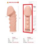 Насадка на член Kokos Extreme Sleeve ES.09 розмір M, потовщуюча, стимулюючий рельєф - Зображення 5