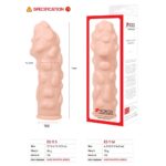 Насадка на член Kokos Extreme Sleeve ES.11 розмір M, потовщувальна, стимулюючий рельєф - Зображення 5