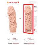 Насадка на член Kokos Extreme Sleeve ES.12 розмір M, потовщувальна, стимулюючий рельєф - Зображення 5