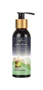 Змазка водно-силіконова Sensuva Hybrid Caramel Apple (125мл) без цукру, можна для оральних пестощів - Зображення 2