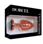 Металева анальна пробка із прикрасою у вигляді кристалу Dorcel - Diamond Plug L - Зображення 8