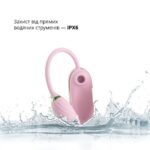 Вакуумний кліторальний стимулятор Otouch Louis Vibrate Pink з віброяйцем, у кейсі - Зображення 14